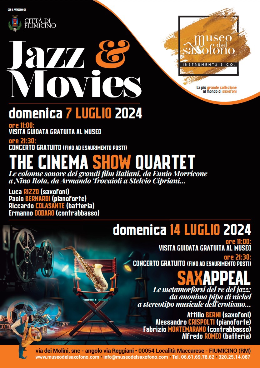 Jazz & Movies al Museo del sax - QFiumicino.com